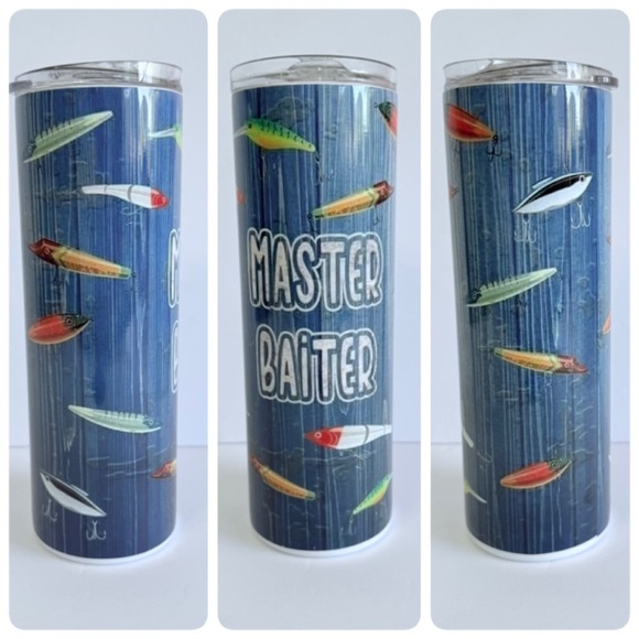 Master Baiter Fishing 20oz Skinny Tumbler - Picture 1 of 4